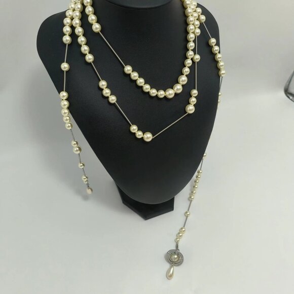 Vivienne Westwood Tiered Asymmetric Necklace - Picture 2 of 8